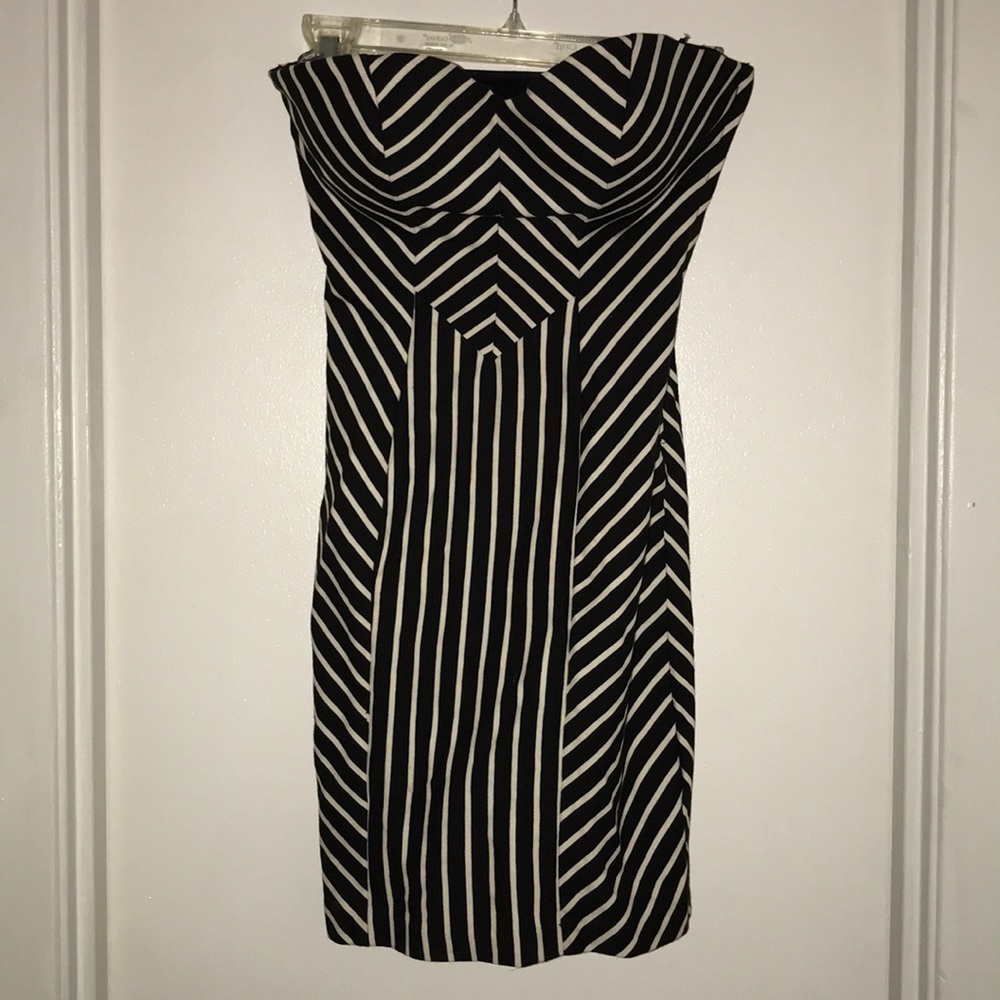 Guess Striped Bodycon Dress